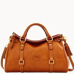Dooney & Bourke Florentine NEW Large Natural Leather Satchel